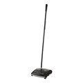 Rubbermaid Commercial Brushless Mechanical Sweeper, 44" Handle, Black/Yellow FG421588BLA